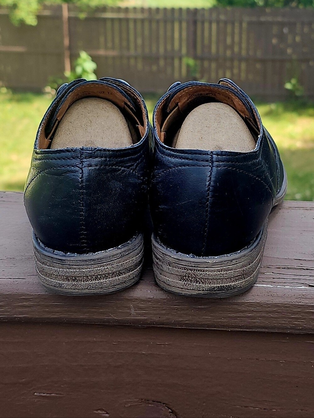 Miz Mooz Lenore Shoes Size 7.5 Black Leather Oxford Rare Discontinued - Picture 3 of 4